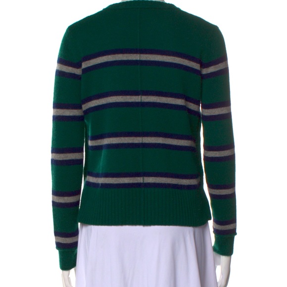 Autumn Cashmere forest green stripped sweater - xs - Picture 3 of 3
